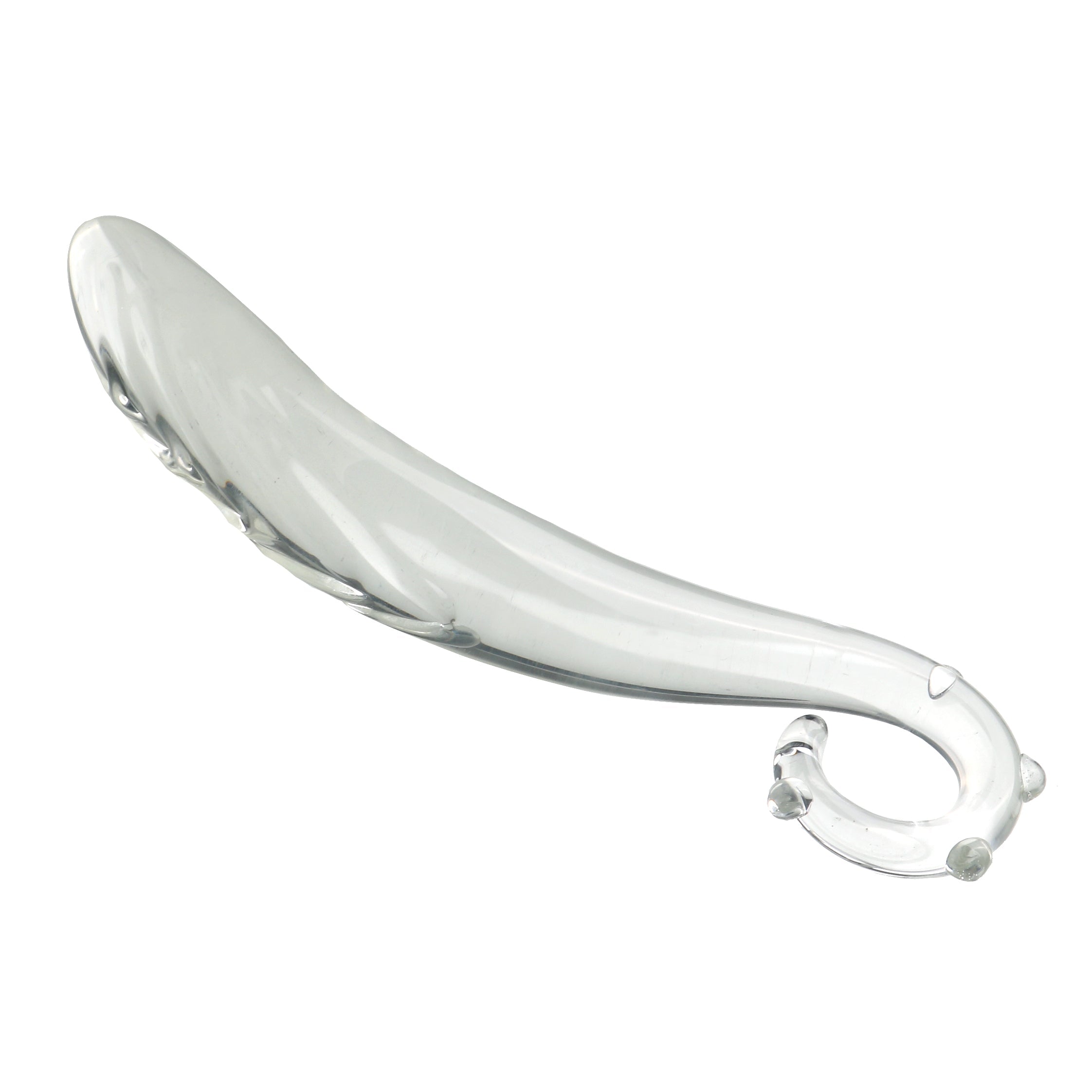 Klar Hippocampus-Wulst Gspott Glasdildo
