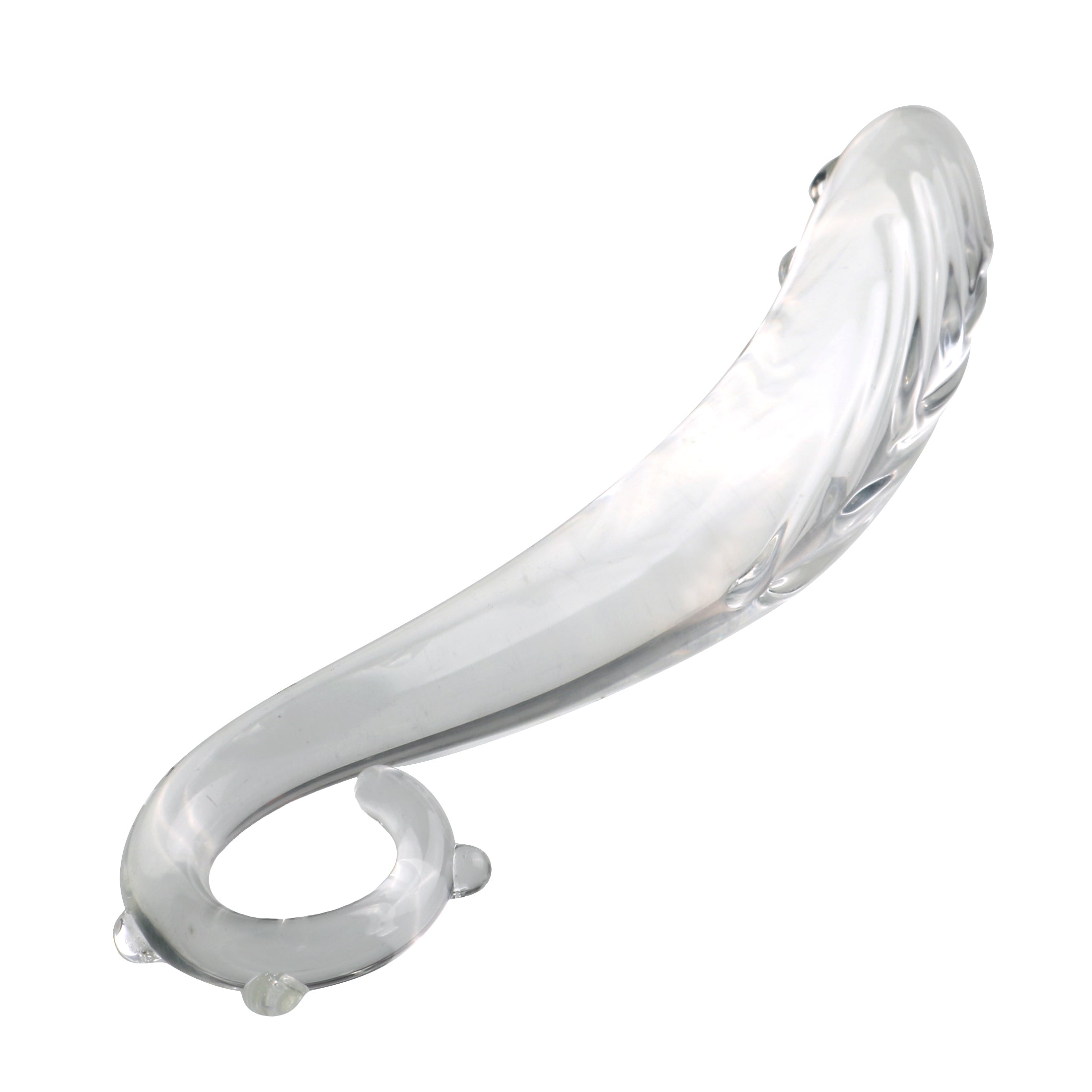 Klar Hippocampus-Wulst Gspott Glasdildo