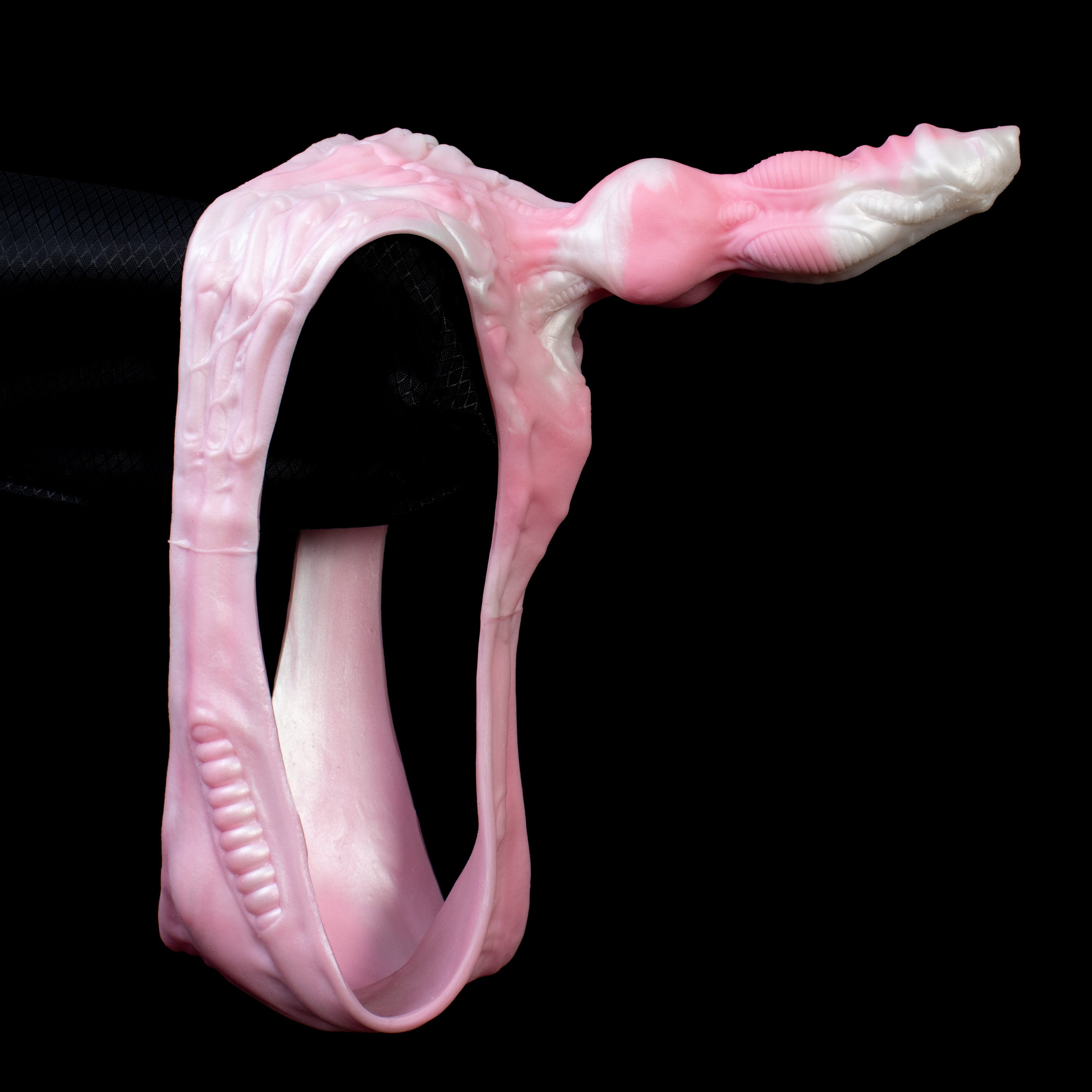 Pink Knotted Fantasy Dog Lesbian Dildopants