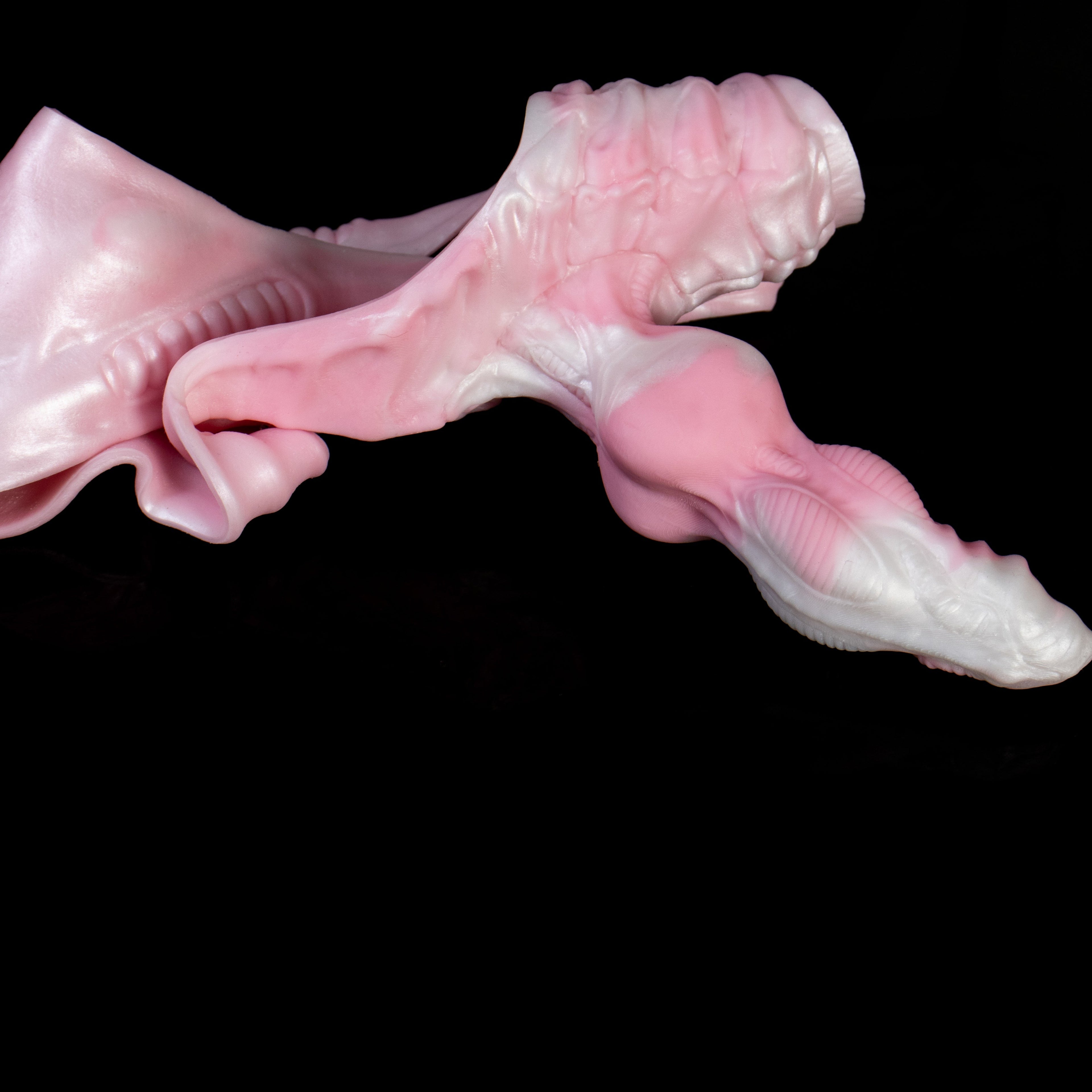 Pink Knotted Fantasy Dog Lesbian Dildopants