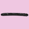 38 CM Realistic Black Lesbian Doppeldildo mit Venen