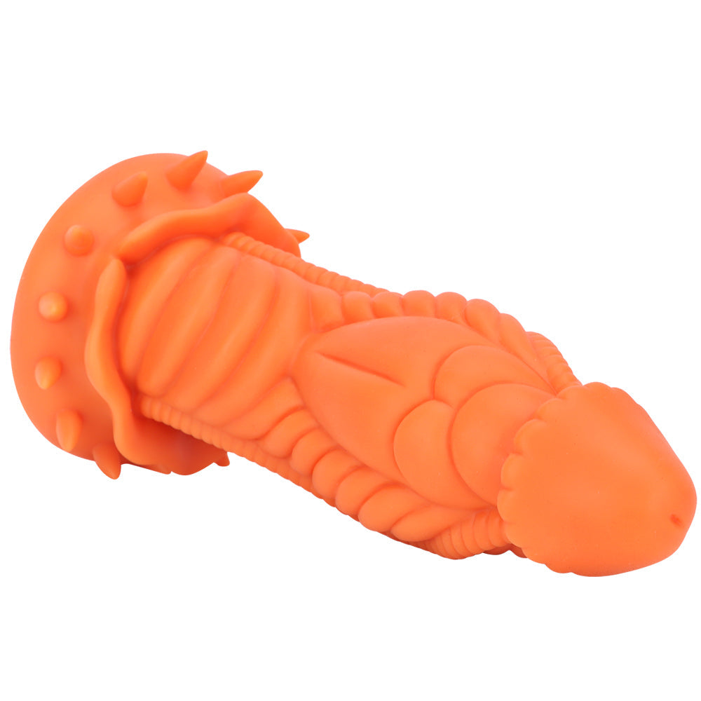 Orange Sextoy Stacheliger Dick Dragon Dildo