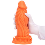 Orange Sextoy Stacheliger Dick Dragon Dildo