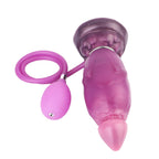 18 CM Lila Monster Dragon Dildo Inflatible Buttplug