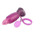 18 CM Lila Monster Dragon Dildo Inflatible Buttplug