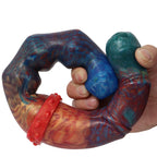 Bunt Lesbian Fantasy Dragon Doppeldildo