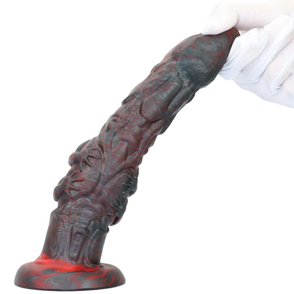 21,8 CM Schwarz Mutante Schlange Monster Dildo