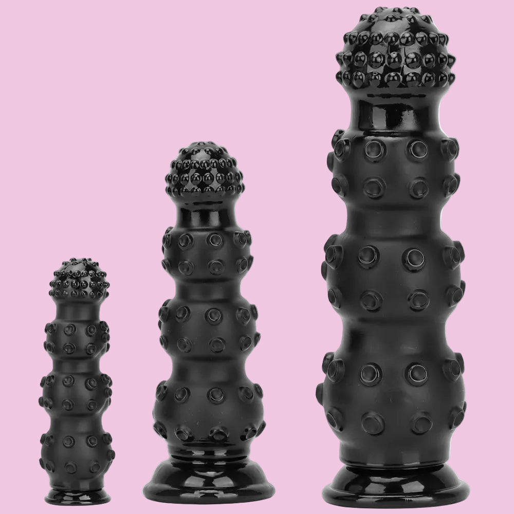 Black Beads Monster Knot Tentakel Dildo