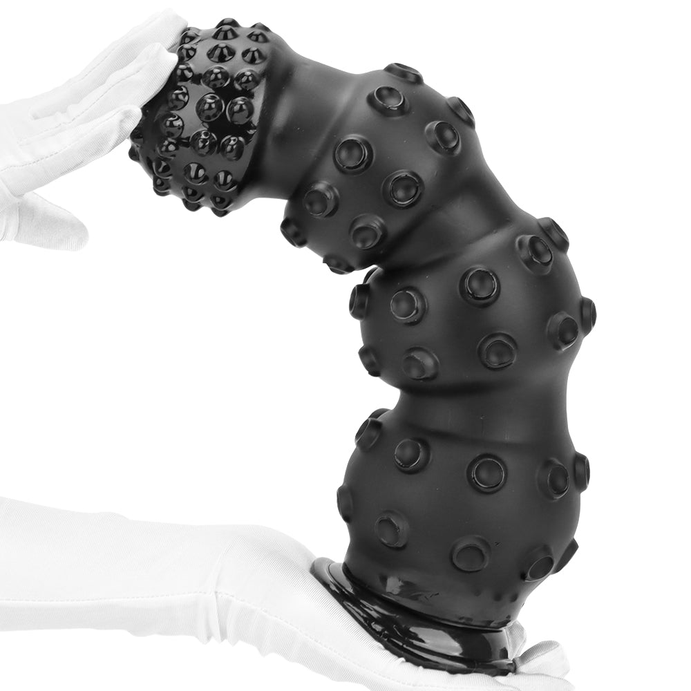 Black Beads Monster Knot Tentakel Dildo