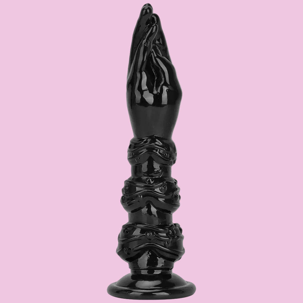 Long Black Fantasy Fist Sextoys dildo