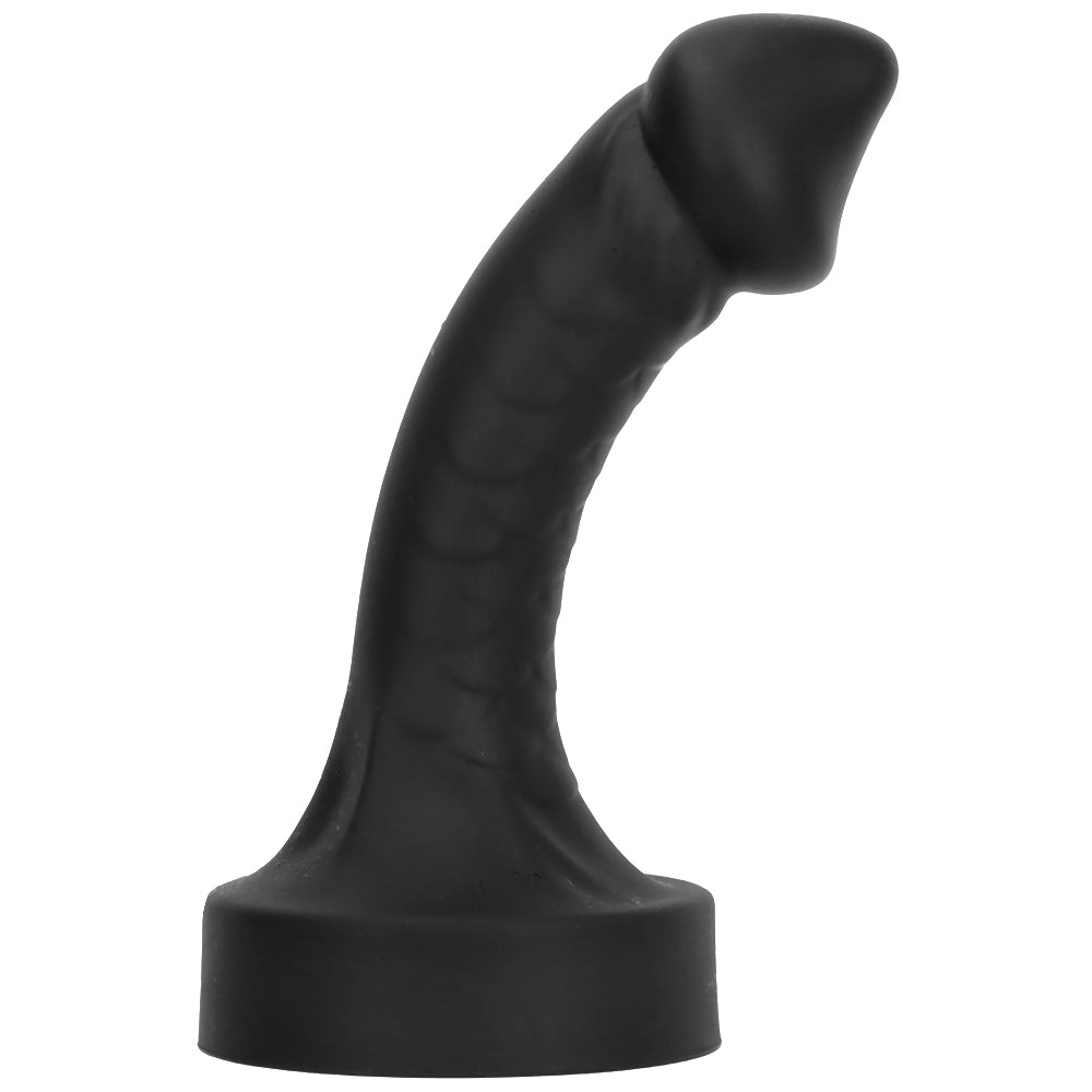 Gebogen Spitz Big Soft Black Dildo