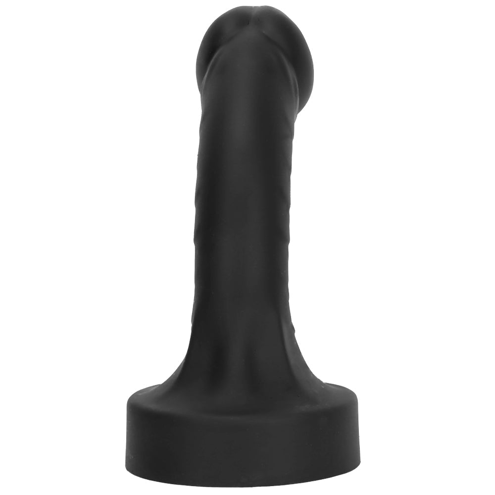 Gebogen Spitz Big Soft Black Dildo