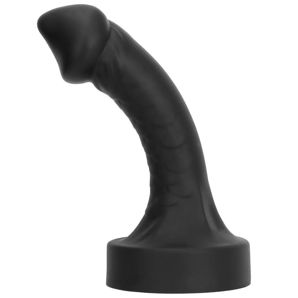 Gebogen Spitz Big Soft Black Dildo