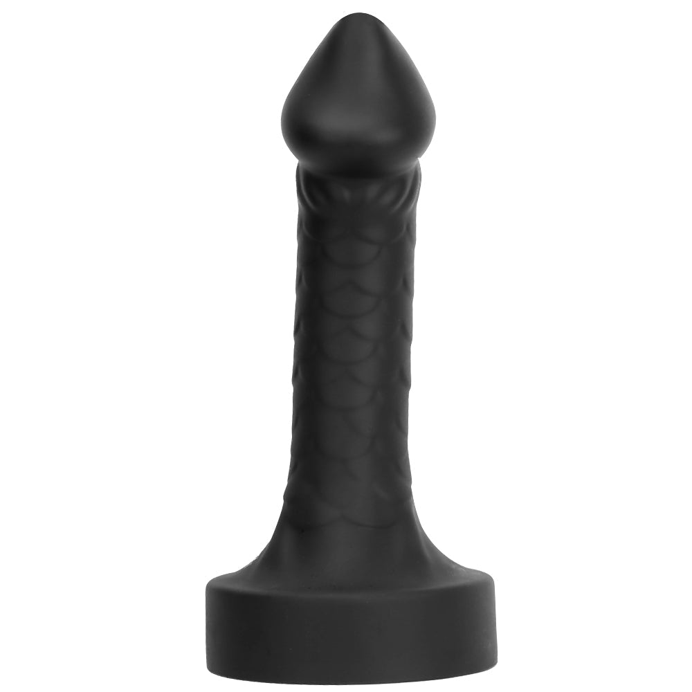 Gebogen Spitz Big Soft Black Dildo