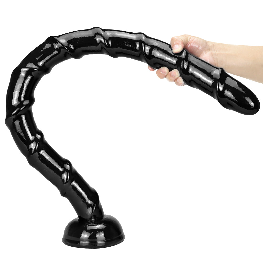 85 CM Extra Long Black Tentakel Dildo