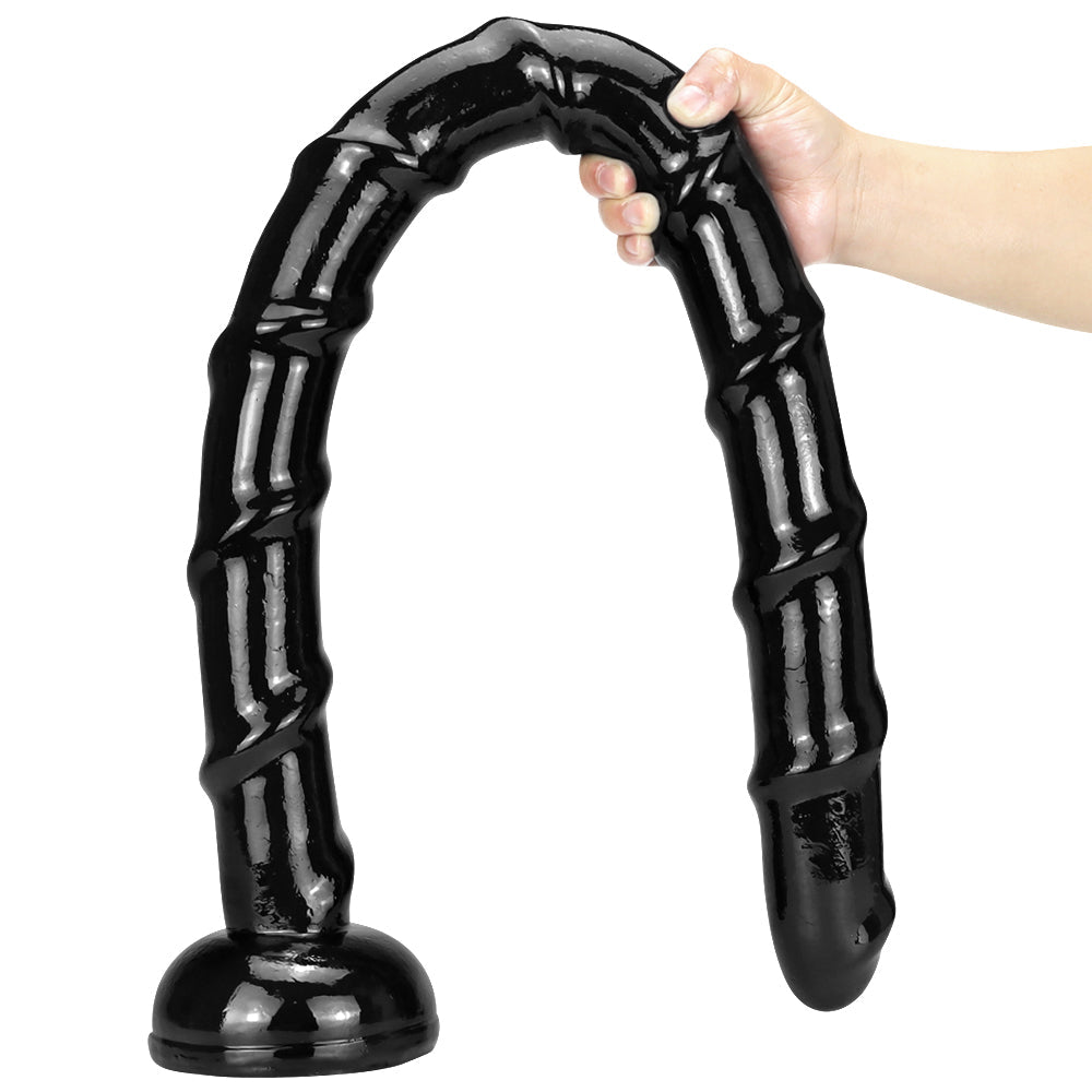 85 CM Extra Long Black Tentakel Dildo