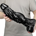 37 CM Black Larger Huge Dragon Dildo