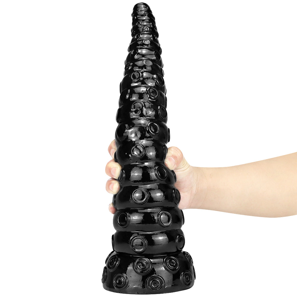 38CM Long Black Monster Tentakel Dildo
