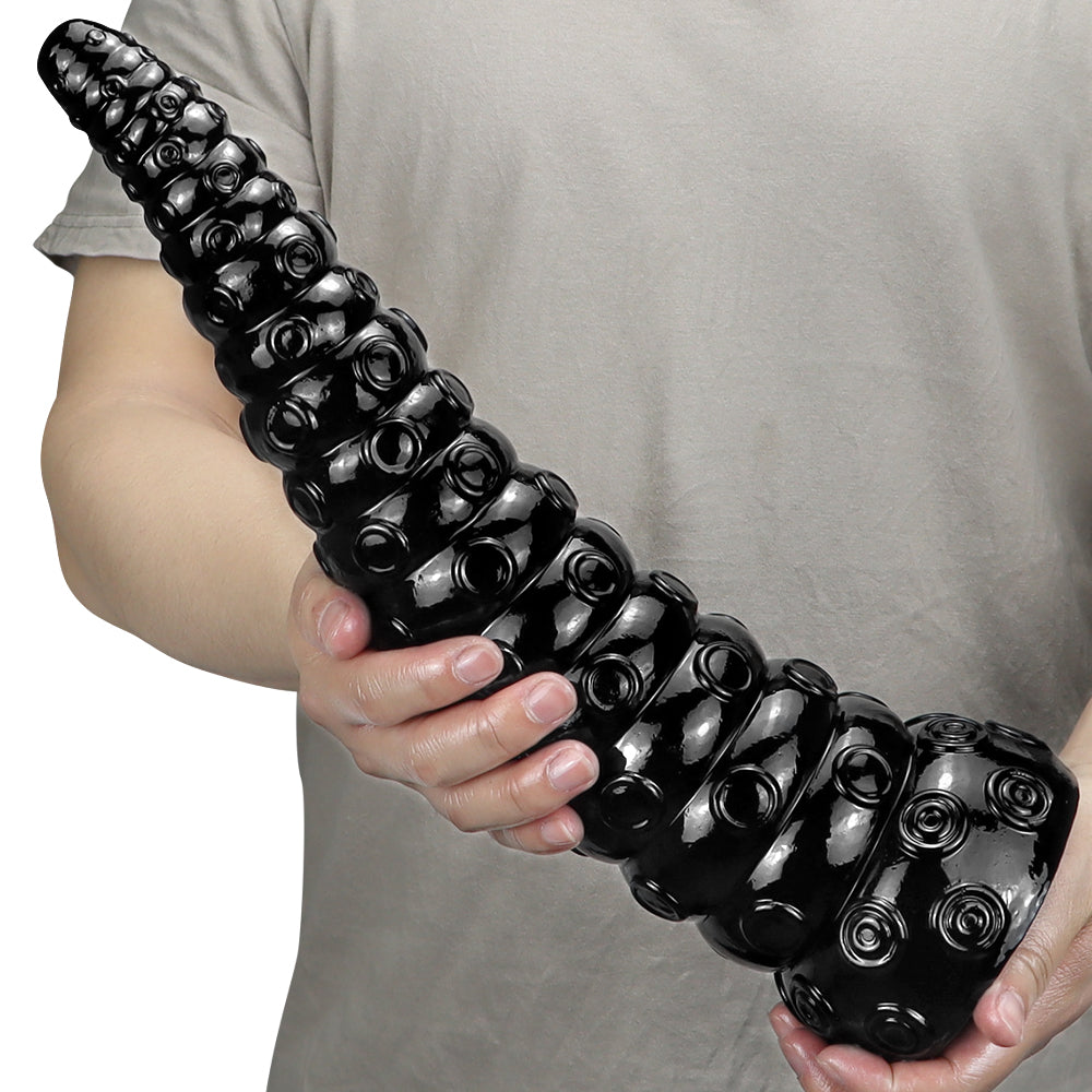 38CM Long Black Monster Tentakel Dildo