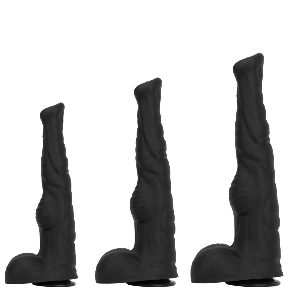 Monster Big Black Saugfuß Horse Dildo