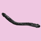 55 CM Extra Long Schwarz Realistic Double Dildo