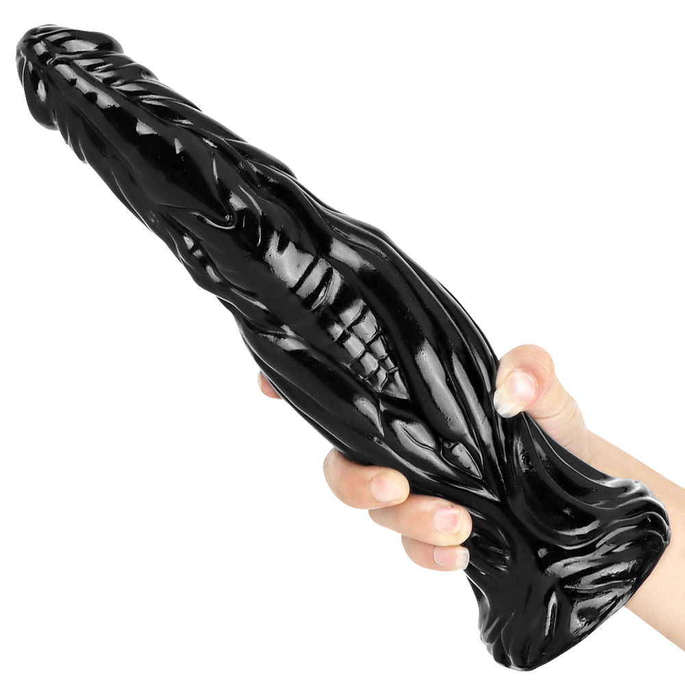Breit Monster Black Larger Dragon Dildo