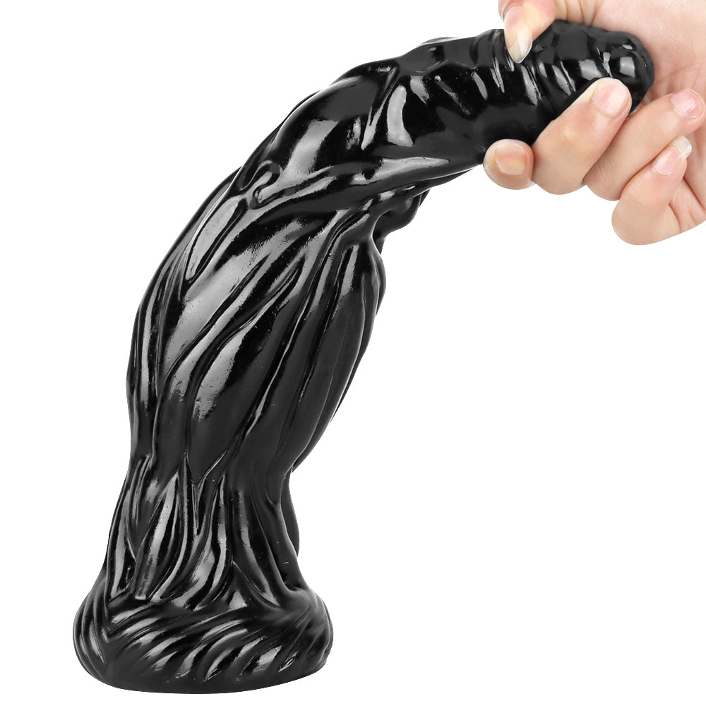 Breit Monster Black Larger Dragon Dildo