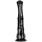 40 CM Realistic Huge Tier Schwarz Horsedildo