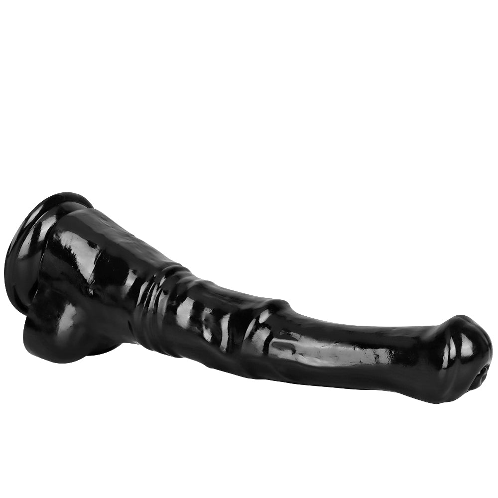 40 CM Realistic Huge Tier Schwarz Horsedildo