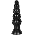 Black 5 Beads Monster Tentakel Dildo