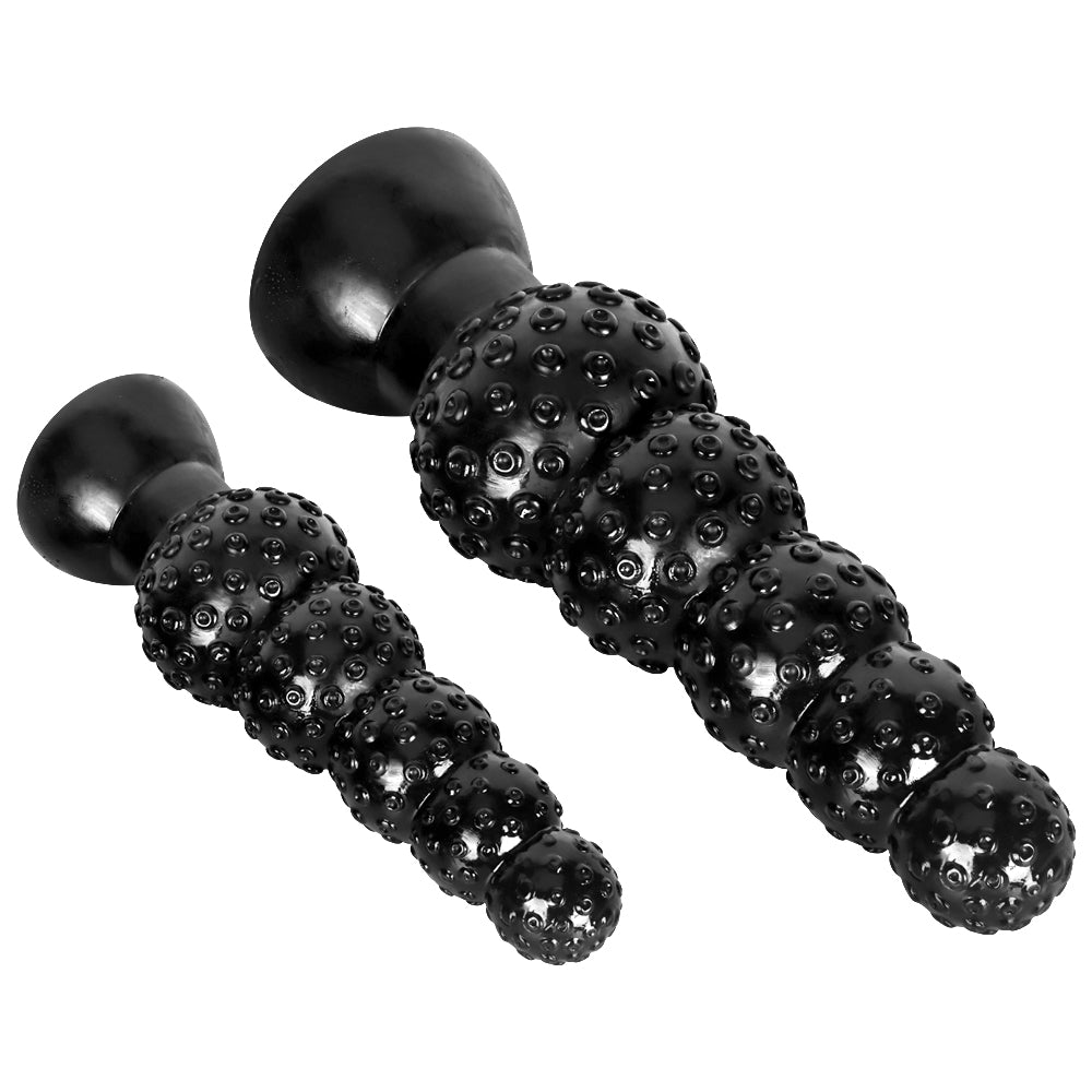 Black 5 Beads Monster Tentakel Dildo