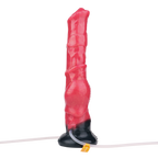 30 CM Squirting Rot Silicon Aufblasbarer Penis Horsedildo