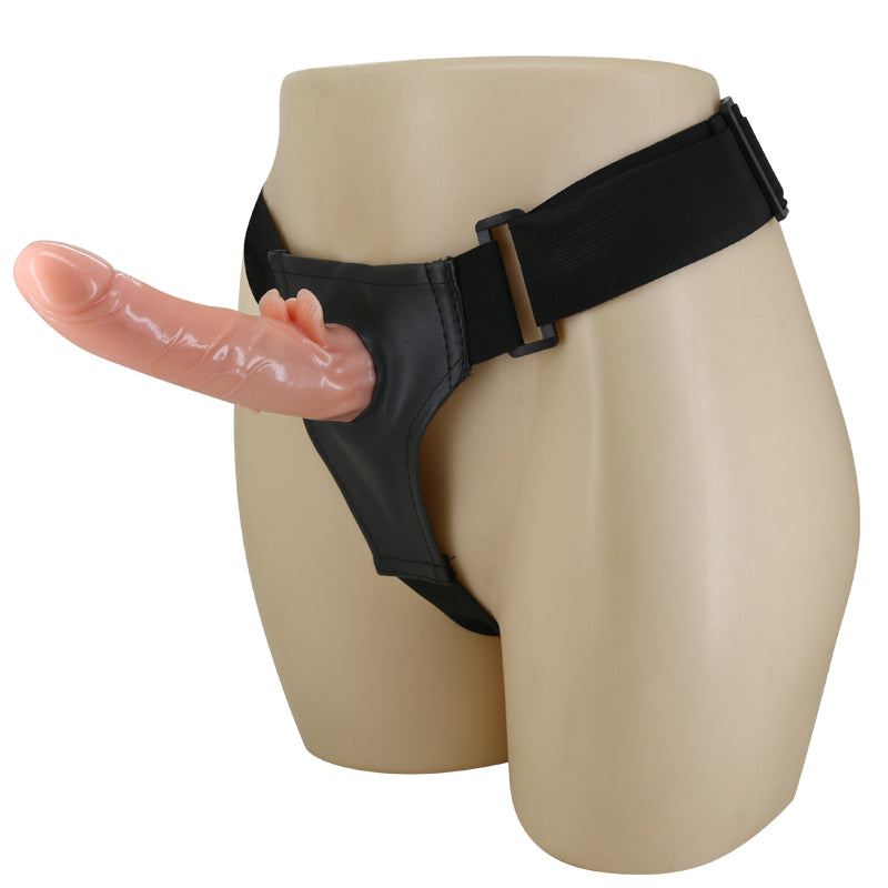 Klitoris Stimulation Lesbian Strap On mit Vibration