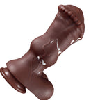 Knot Braun Thick Horse Dildo mit Venen