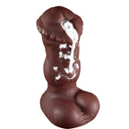 Knot Braun Thick Horse Dildo mit Venen