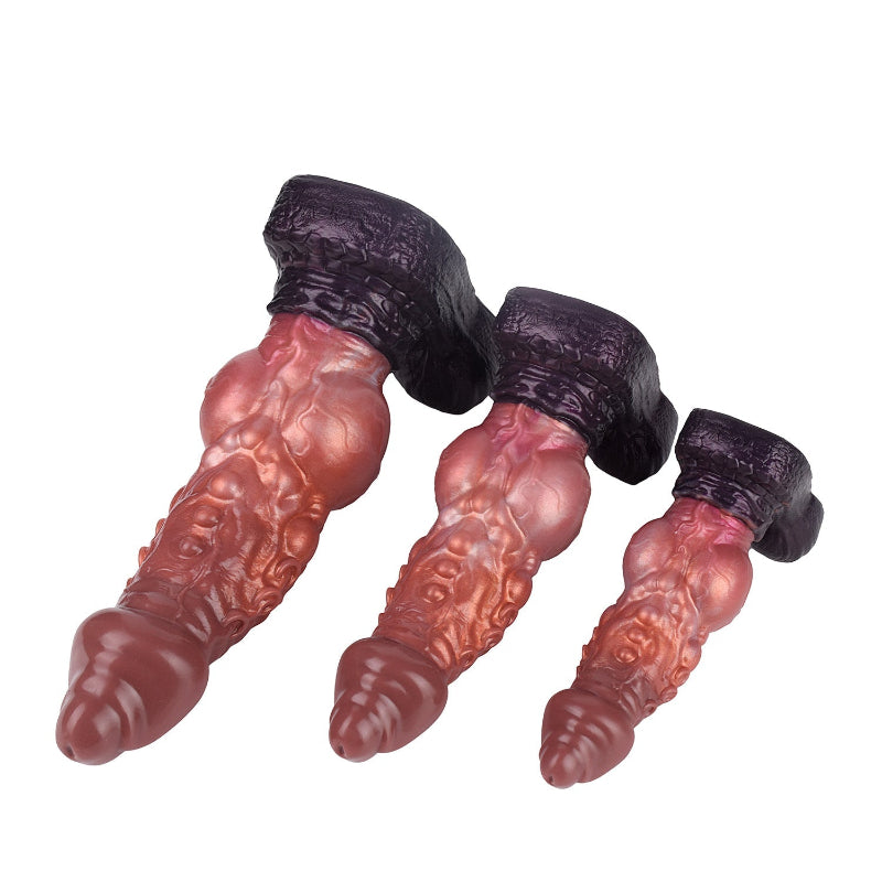 Knotted Huge Monster Dual Density Dragon Dildo