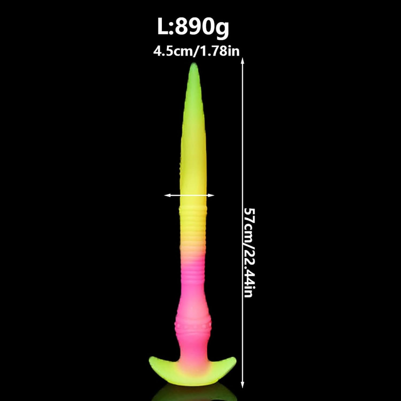 Leuchtend Tentacle Dildo Extra Langer Analplug