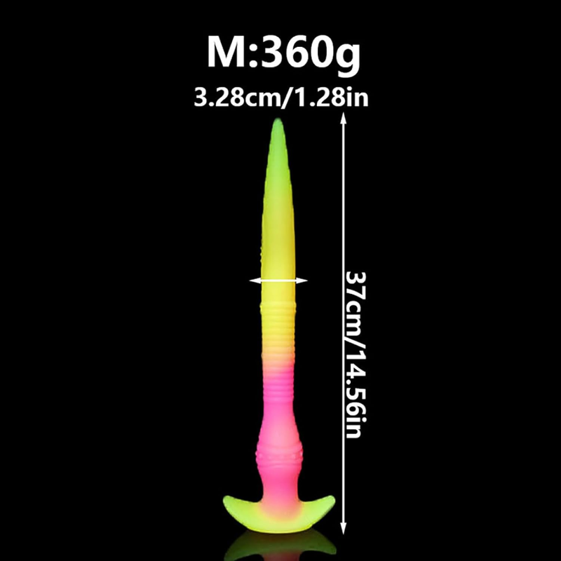 Leuchtend Tentacle Dildo Extra Langer Analplug