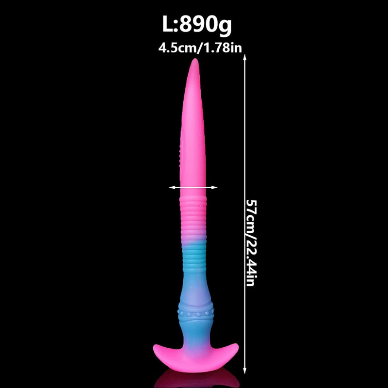 Leuchtend Tentacle Dildo Extra Langer Analplug