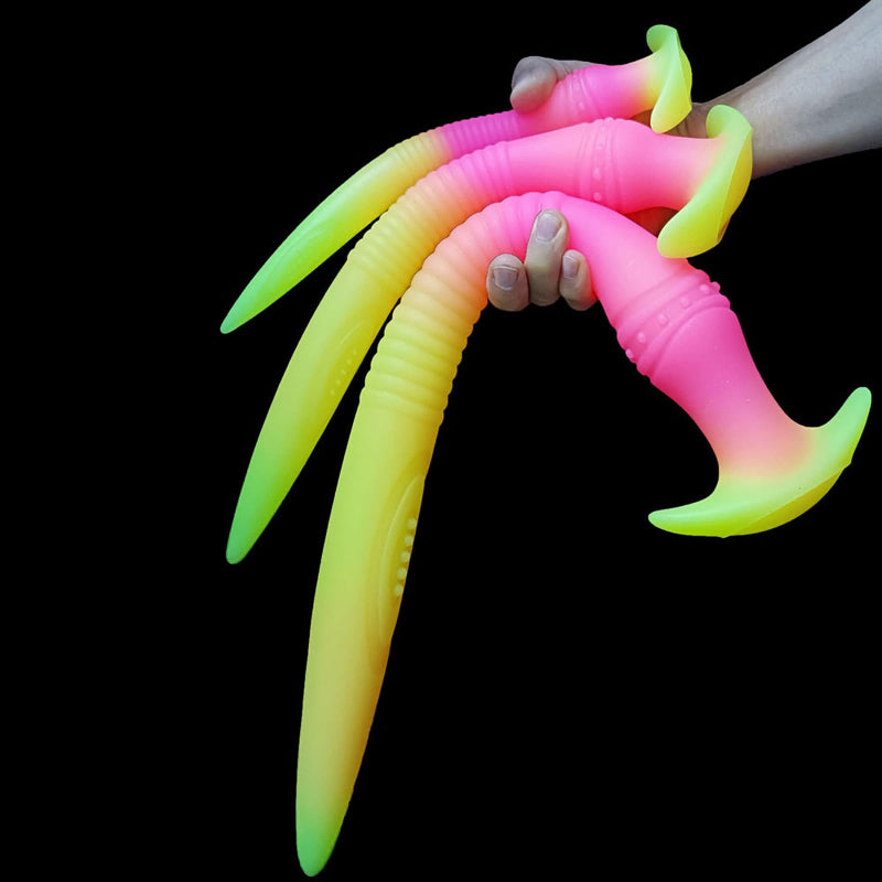 Leuchtend Tentacle Dildo Extra Langer Analplug