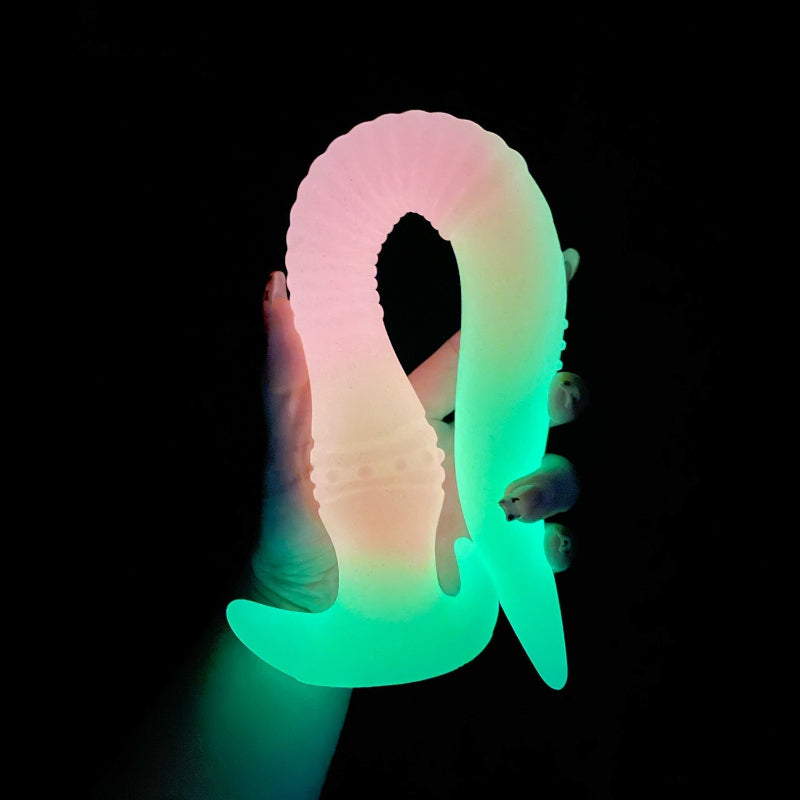 Leuchtend Tentacle Dildo Extra Langer Analplug