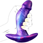 Lila Dildo Squirting Silicone Buttplug