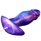 Lila Dildo Squirting Silicone Buttplug