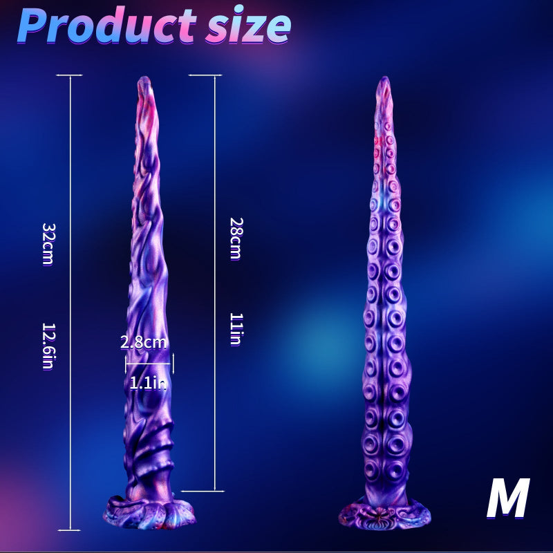 Lila Fantasy Oktopus Suction Cup Tentacle Dildo