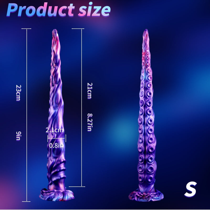 Lila Fantasy Oktopus Suction Cup Tentacle Dildo