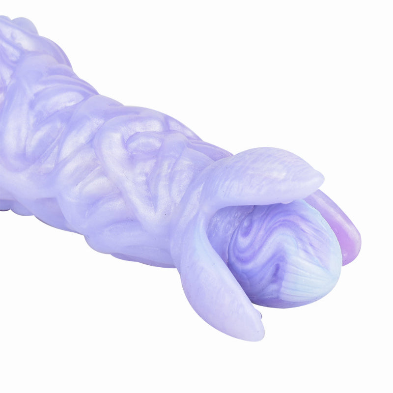 20 CM Lila Ovipositor Verdreht Alien Dildo