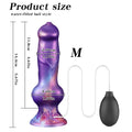 Lila Penetration Toys Knotted Dog Squirtingdildo