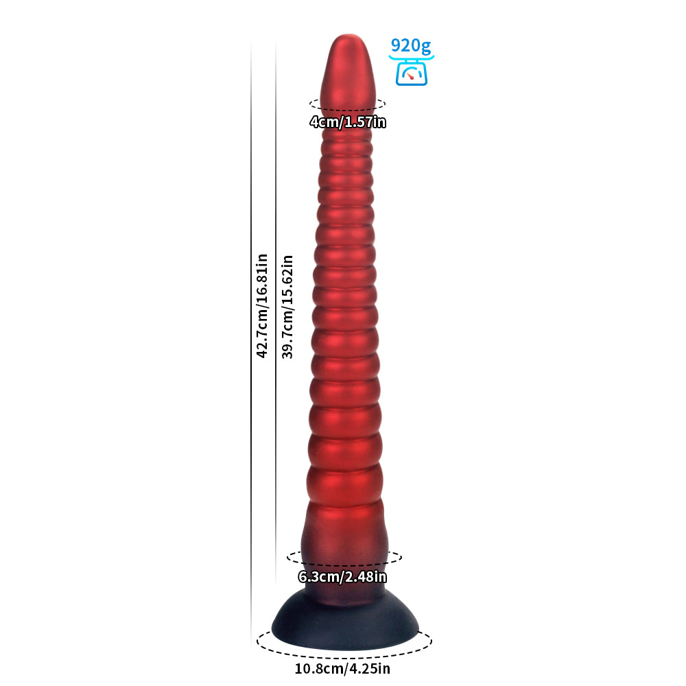 Rot Extra Long Oktopus Tentakel Dildo