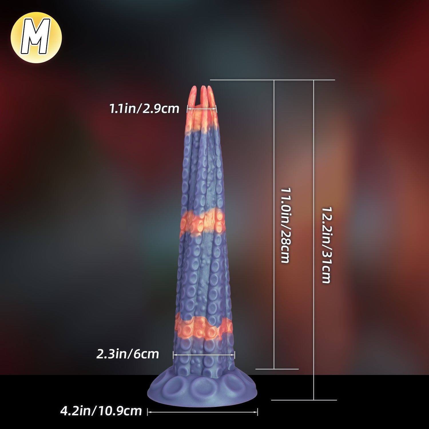 Oktopus Fantasy Spitze Silicone Tentacle Dildo