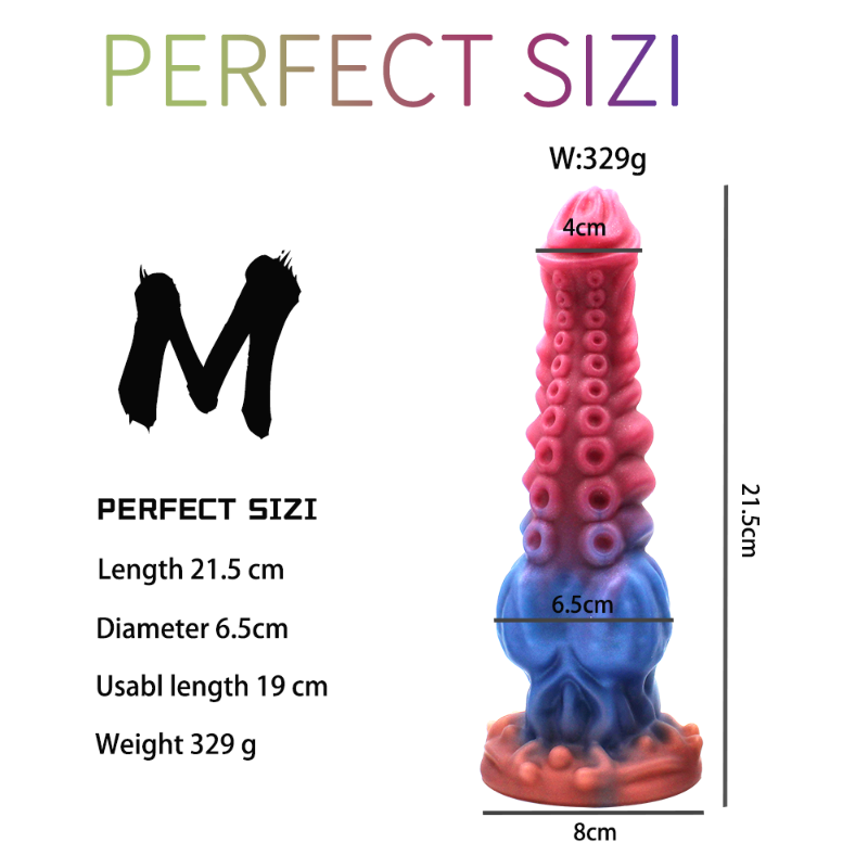 Monster Tentacle Fantasy Dildo mit Knot